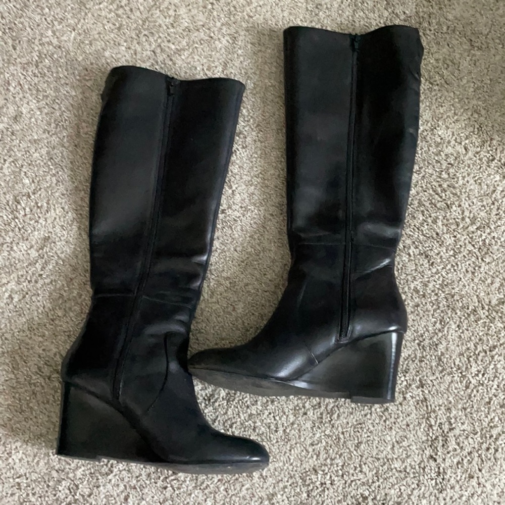 Nine West Wedge knee-high Boots